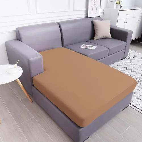 Miniatura 66 de Smiry Fundas de cojín impermeables para sofá, funda elástica y lavable, funda de cojín suave elástica antideslizante para muebles para mascotas
