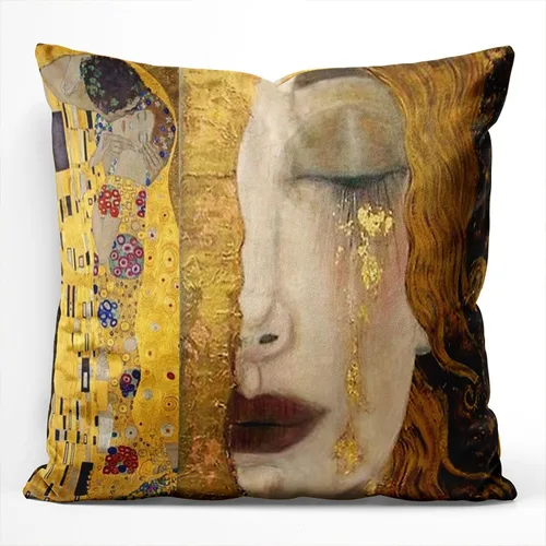 Miniatura 8 de Gustav Klimt Boudoir - Funda de almohada rectangular con cremallera en un lado impreso de 12 x 16 pulgadas