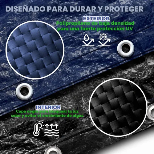 Miniatura 4 de Cubierta de piscina redonda de 12 pies para piscinas sobre el suelo, cubierta de piscina sobre el suelo, cubierta de piscina, cubierta de piscina