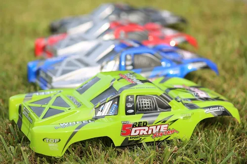 Miniatura 3 de SummitLink Reemplazo verde de cuerpo personalizado compatible para coche o camión RC escala 1/10 (camión no incluido) SSJ-G-01