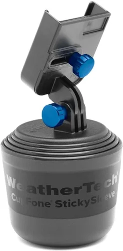 Miniatura 10 de WeatherTech CupFone con extensión – Soporte ajustable y universal para teléfono móvil con portavasos para coche y camión – Mejor diseño para carga