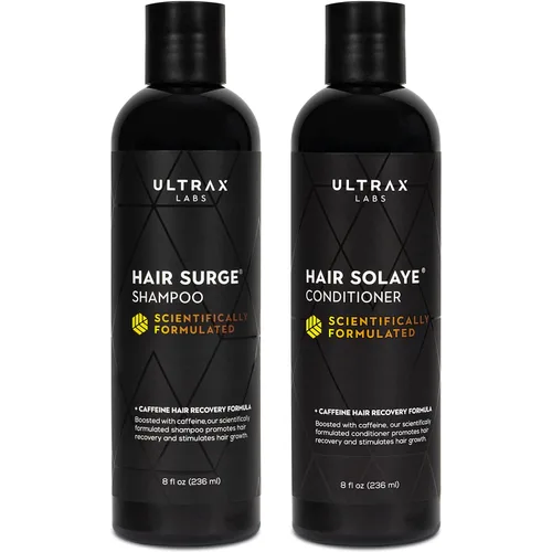 Miniatura 9 de Solace de cabello Ultrax Labs, cafeína pérdida de cabello pelo estimulante de crecimiento y acondicionador, 8 onzas líquidas Acondicionador 8 Fl Oz