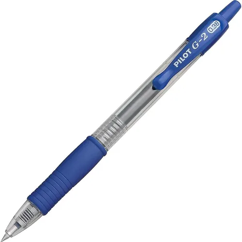 Miniatura 4 de Pilot G2 Premium - Bolígrafos de gel recargables y retráctiles, punta ultrafina, tinta de gel, 0.015 in, tinta azul, paquete de 12 unidades Azul