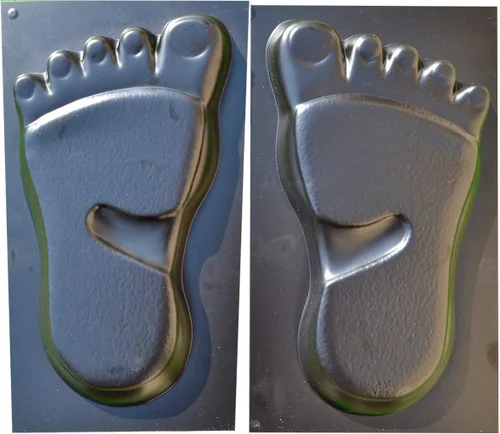 Miniatura 6 de Moldes de hormigón Pie Yeti pavimentación piedra de hormigón camino camino traza decoración S21