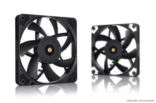 Miniatura 6 de Noctua NF-A12x15 PWM chromax.Black.swap, Ventilador Premium Silencioso y Delgado, 4-Pino (120x15mm, Negro)
