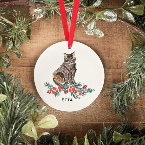 Miniatura 21 de Adorno personalizado para perro, adorno de Navidad personalizado Golden Retriever, regalos personalizados para amantes de las mascotas, regalos