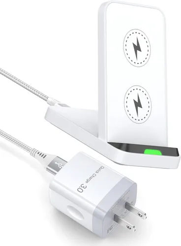 Soporte de cargador inalámbrico para Google Pixel 10 Pro XL 10a 10Pro 9 9a 8 8a 7, Samsung Galaxy S26 S25 Ultra Plus S24 S23, estación de carga