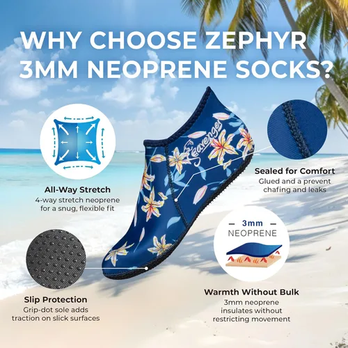 Miniatura 4 de Seavenger Zephyr - Calcetines de buceo de neopreno de 0.118 in Amarillo Vibrante