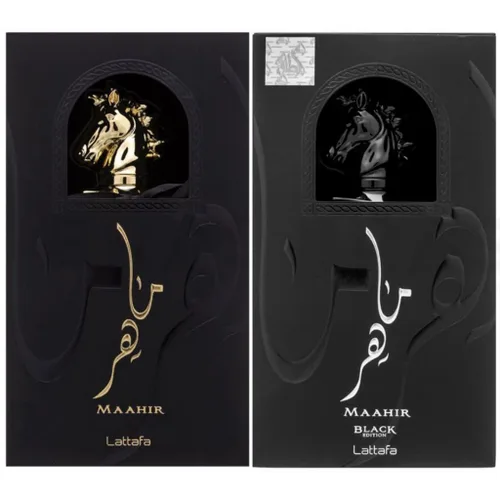 Miniatura 4 de Lattafa Perfumes Xtra Value Pack - Maahir & Maahir Black Edition EDP - Eau de Parfum 100ML (3.4 oz) I
