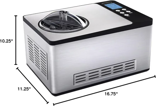 Miniatura 6 de Whynter - Máquina para helados, acero inoxidable