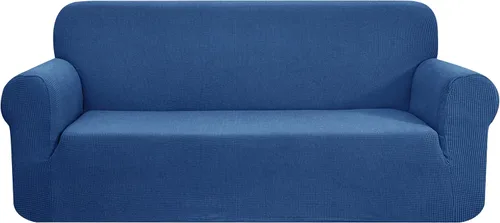 Miniatura 59 de CHUN YI - Funda elástica de 1 pieza para sillón grande, funda protectora suave de Jacquard con elastano, detalle de cuadros y parte inferior