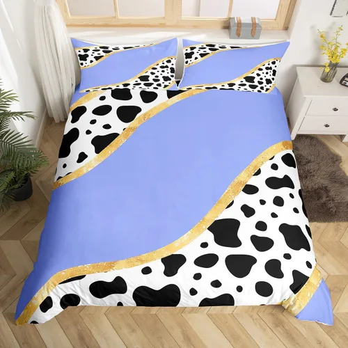 Miniatura 23 de Manfei Juego de funda de edredón occidental, tamaño individual, juego de ropa de cama de caballo de vaquero de 2 piezas, funda de edredón de cactus