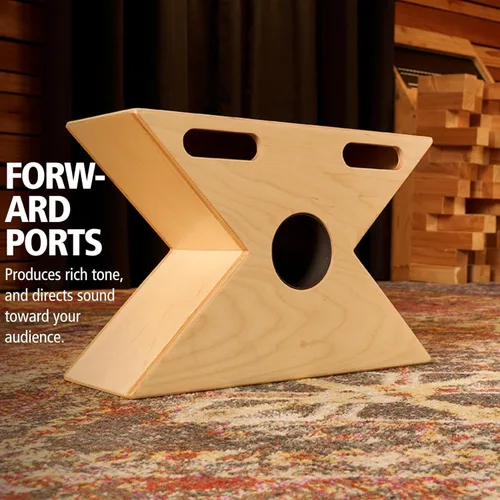 Miniatura 2 de Meinl Hybrid Slaptop Cajon Box Drum con caja y bongo, puertos de sonido delanteros - Fabricado en Europa - Madera de abedul báltico, 2 años