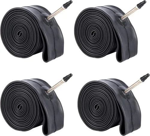 BWSHLF Tubo de bicicleta de 26/27.5/29 pulgadas, válvula Presta de 1.890 in, tubo interior para bicicleta de montaña (paquete de 4)
