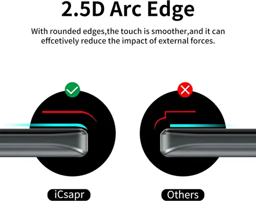 Miniatura 4 de Paquete de 4 protectores de pantalla de vidrio compatibles con Samsung Galaxy A32 5G [no para A32 4G] [dureza 9H] - Vidrio templado de pantalla HD