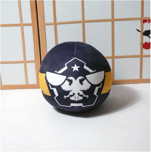 Miniatura 41 de Polandball Countryballs Muñeco de peluche Ucrania España Hungría Portugal Rumanía Grecia Austria México Polonia Ball (15,3.8 pulgadas)