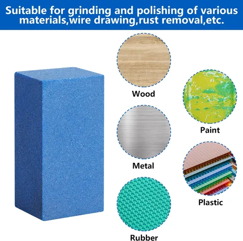 Miniatura 3 de 3 piezas de piedra abrasiva de goma gomosa - Bloque de goma para rectificar bordes - Piedra gomosa para snowboard suave - Piedra para snowboard y 3