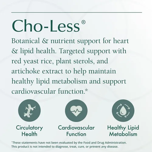 Miniatura 6 de Natura Health Products Suplemento Cho-Less - Promueve el metabolismo saludable de los lípidos y la salud cardiovascular, con niacina, arroz