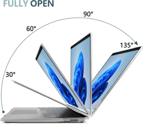 Miniatura 8 de TWOLSKOO Funda para portátil Microsoft Surface de 13.5" 5/4/3 con reposamanos de metal modelo 1951/1868, carcasa rígida de plástico protector