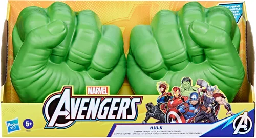 Miniatura 2 de Marvel Puños de Hulk Gamma Smash, juguete de espuma suave para juegos de rol, juguetes de superhéroes de los Vengadores para niños de 5 años