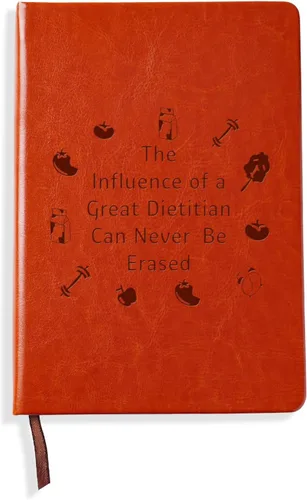 LBWCER Regalo de agradecimiento para nutricionista, maestra, dietista, regalo de agradecimiento para mujeres, gran cuaderno de dietista, dietista