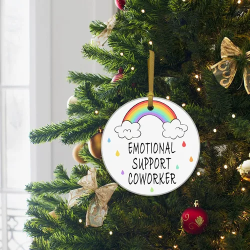 Miniatura 4 de REWIDPARTY Divertidos regalos para compañeros de trabajo para mujeres, recuerdo de placa de cerámica de apoyo emocional, regalos de cumpleaños
