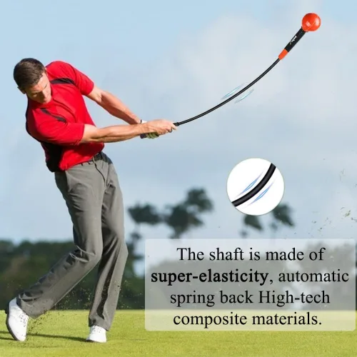Miniatura 2 de Entrenador de swing de golf de 48 pulgadas/40 pulgadas, palo de calentamiento para fuerza, flexibilidad, entrenamiento de tempo, ayuda de práctica