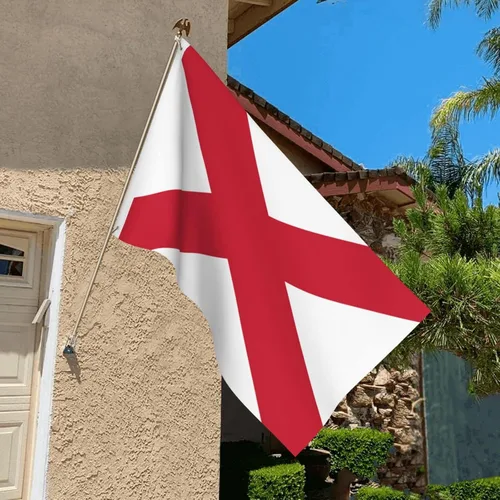 Miniatura 6 de Bandera de Mapa de Irlanda del Norte, bandera de San Patricio Saltire de 3 x 5 pies, poliéster duradero de doble cara, divertida pancarta decorativa