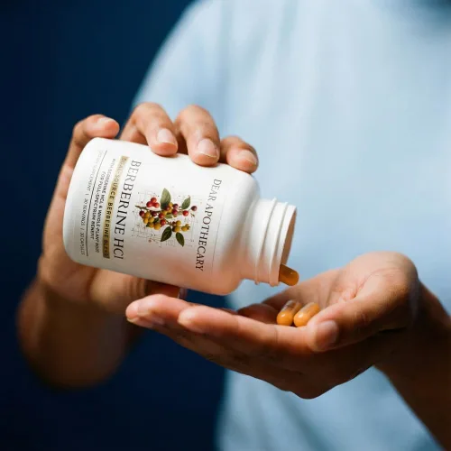 Miniatura 6 de Berberine HCl 1200mg Suplemento – Extracto de corteza y raíz de fuente dual – Berberis Aristata – Extracto botánico cultivado en Estados Unidos