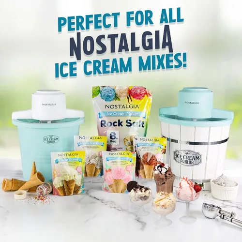 Miniatura 5 de Nostalgia Máquina Eléctrica de Helados – Estilo Salón, Máquina de Helado Suave a la Antigua Hace Yogur Congelado o Gelato en Minutos - Divertido