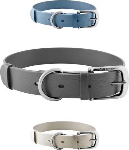 Miniatura 13 de Collar clásico para perro Tuff Pupper ¨para toda la vida¨, resistente y duradero, más fuerte que la piel, impermeable y sin olor Azul medianoche