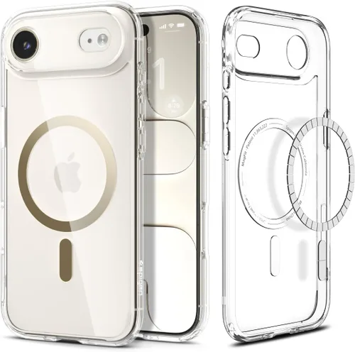 Miniatura 286 de Spigen Funda para iPhone 13 Mini, ultra híbrida MagFit [antiamarilleo] [compatible con Magsafe] - Transparente