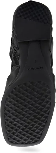 Miniatura 10 de Aerosoles Sandalias planas Harper para mujer, Cuero negro