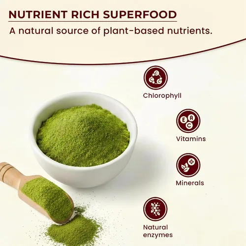 Miniatura 4 de Wheatgrass - Polvo de 1 libra – Hierba de trigo orgánica USDA de primera calidad, polvo verde molido fino para una mezcla suave, sin OMG, vegano