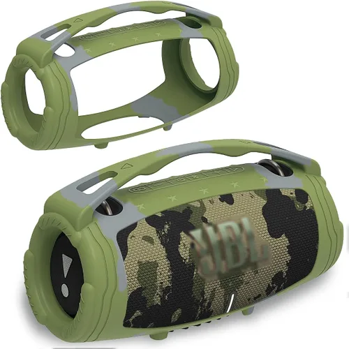 Miniatura 8 de JCHPINE Funda de silicona para altavoz Bluetooth portátil JBL Xtreme 3, soporte protector para JBL Xtreme 3, accesorios de altavoz Bluetooth Negro