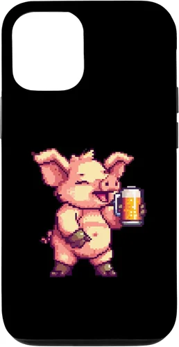 Miniatura 4 de iPhone 12 mini Pig Beer Party Comic Gamer Case