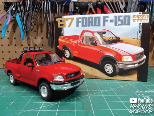Miniatura 6 de AMT 1997 Ford F-150 4x4 Pickup Kit de modelo a escala 1:25