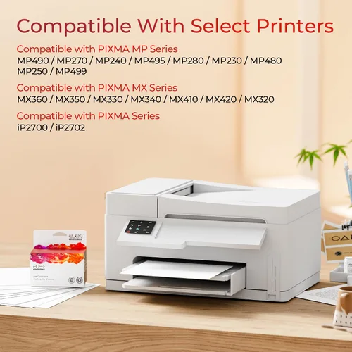 Miniatura 2 de Cartucho de tinta negro remanufacturado 210XL de reemplazo para cartucho de tinta negro 210XL de Canon 210 XL para impresoras Canon PIXMA IP2702