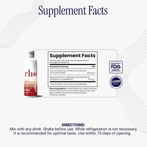 Miniatura 7 de Rho Nutrition - Paquete de artículos esenciales de salud celular – Suplementos liposomales líquidos para un envejecimiento saludable y apoyo celular