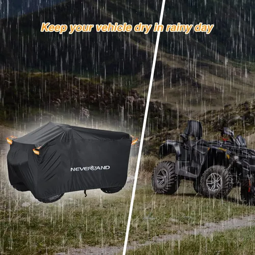 Miniatura 8 de NEVERLAND Cubierta para ATV Impermeable de Servicio Pesado Cubierta para Vehículo de 4 Ruedas Cubierta para Quad Resistente a Todas las Condiciones
