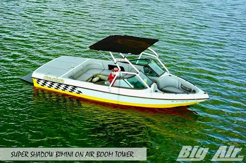 Miniatura 8 de Big Air Super Shadow Wakeboard Tower Bimini Top - 76 x 76 pulgadas - Se monta sobre la torre de vigilia existente