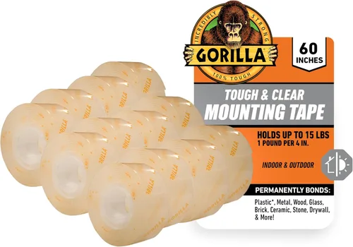 Miniatura 16 de Cinta de montaje transparente Gorilla Tough, Transparente, 6065001-6