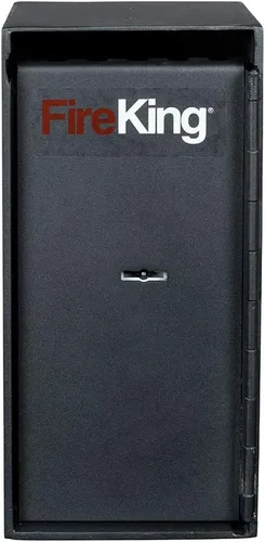 Miniatura 3 de FireKing MS1206 - Cerradura de llave compacta para efectivo, 15 libras, 0.29 pies cúbicos, color negro