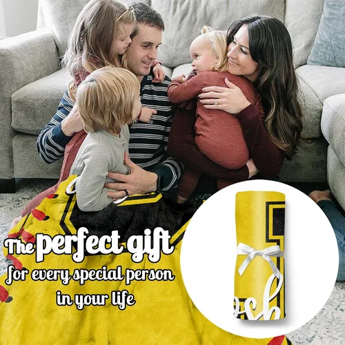 Miniatura 4 de Manta suave personalizada para bebés: manta de diseño de béisbol personalizada para niños con nombre y número, regalos de ropa de cama para bebés