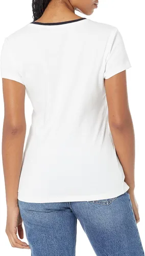 Miniatura 2 de Tommy Hilfiger Camiseta adaptativa para mujer con abertura de cuello ancho