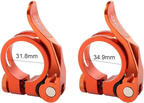 Miniatura 2 de Abrazadera de poste de asiento de bicicleta, abrazaderas de tija de sillín de bicicleta de montaña de 1.252 in, abrazadera de tubo de asiento
