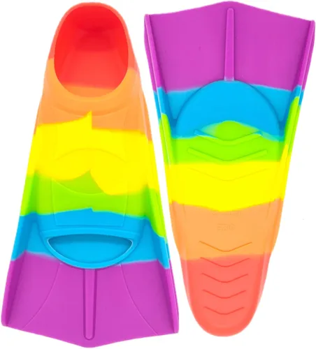 Miniatura 78 de Gugmoy Kids Swim Fins,Comfortable Silicone Flippers for Swimming and Diving,Size Suitable Beginners Kids Girls Boys Adults