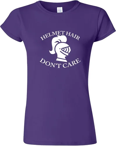 Miniatura 5 de Knight Helmet Hair Don't Care Camiseta de mujer para The Dane in Shining Armor