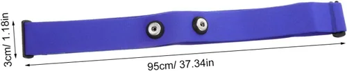 Miniatura 2 de BESPORTBLE Monitor de pecho correa elástica y cómoda antidesgaste material ajustable para deportes para entrenamiento de fitness