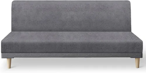 Miniatura 38 de molasofa - Funda elástica para futón de aspecto de cuero, cubierta para sofá sin brazos, protector de muebles con parte inferior elástica, funda